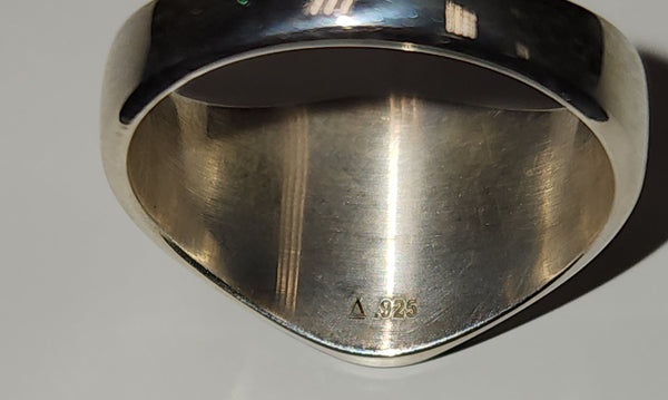 Oval Signet Ring - Sterling Silver