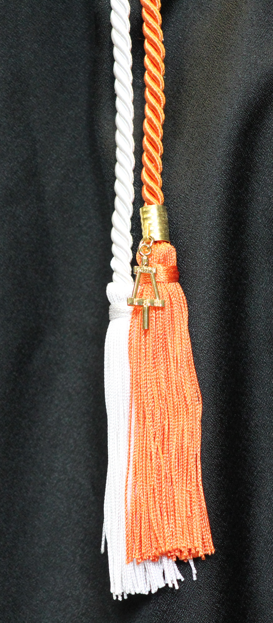 Old Gold/White Honor Cords Honor Cord Source – Honor Cord Source